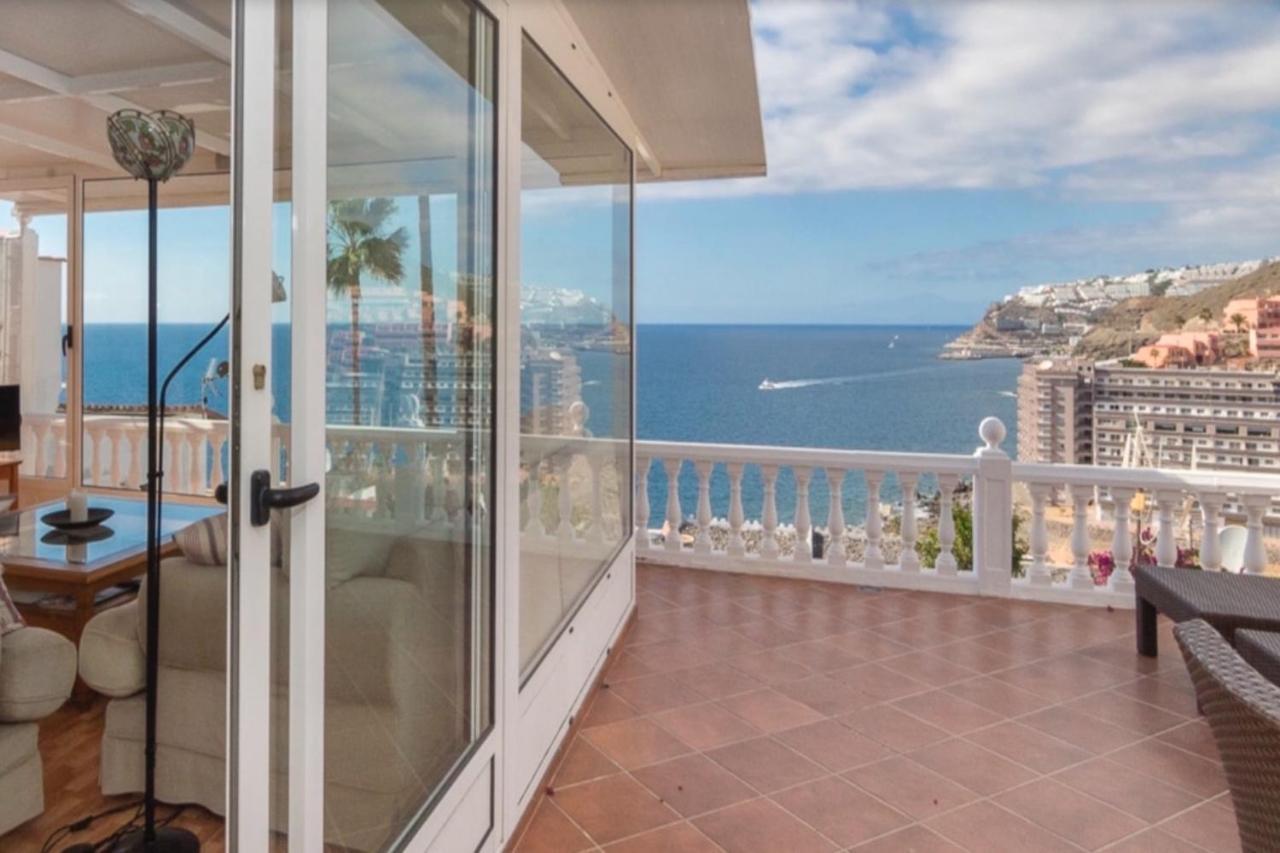Sunset Balcony With Ocean Views Vila Mogán Exterior foto